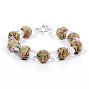 Bio Energy Bracelet with Clear Natural Crystal