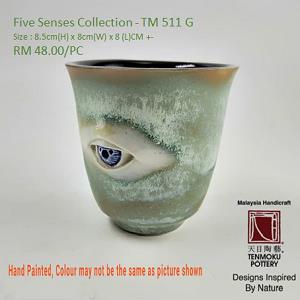 Five Senses Irregular Shape Small Tea Cup - Eye