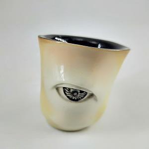 Five Senses Irregular Shape Small Tea Cup - Eye