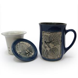 Ginseng Tea Cup - Leaves Design