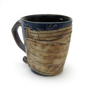 Mug with Mask - Twigs Design